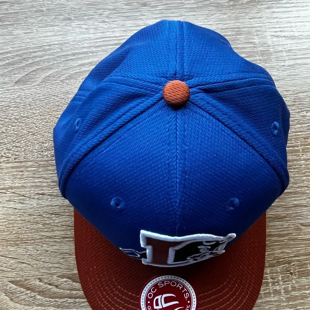 Durham Bulls Youth Baseball Hat Cap Snapback OC Sports Blue Brown Embroidered‎